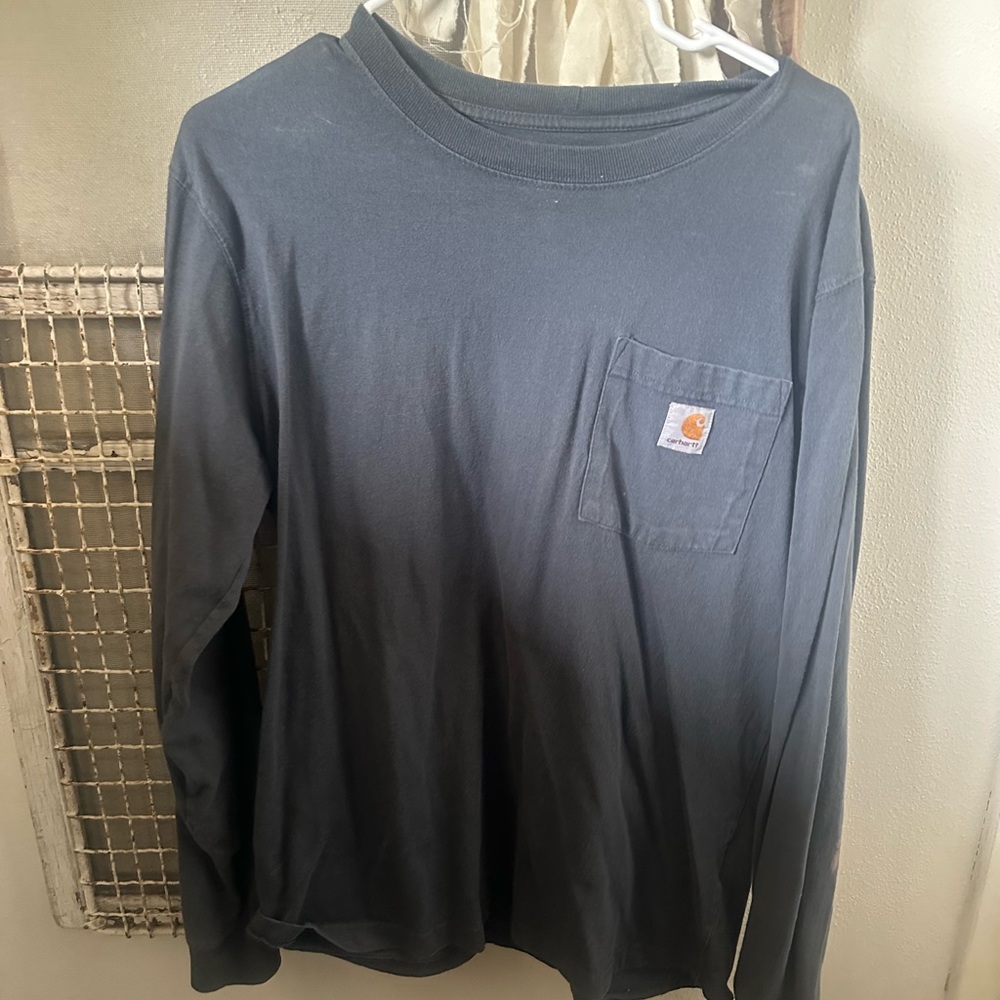 Carhartt Dark Gray Long Sleeve Shirt with Pocket